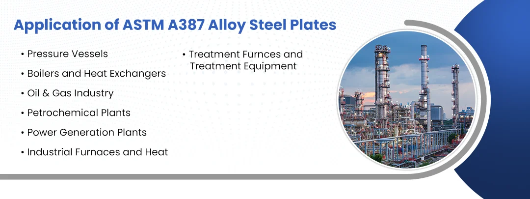 ASTM A387 Grade 11 Class 2 Applications